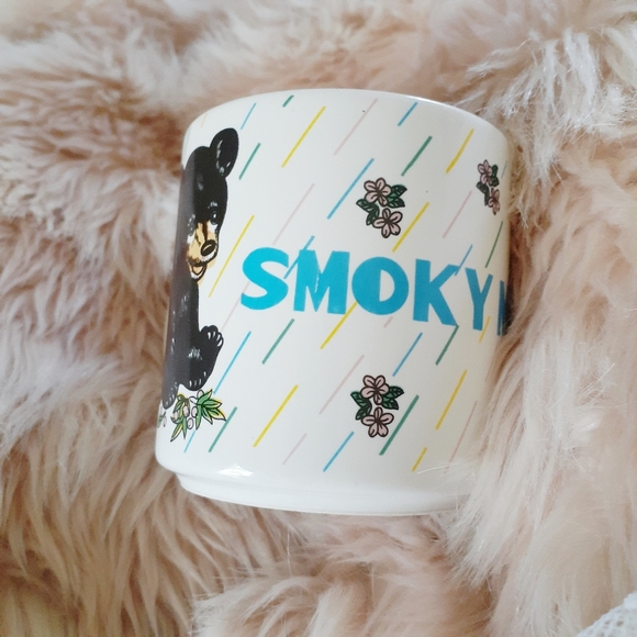 VTG Smoky Mts Coffee Tea Mug Black + Brown Bears - Picture 2 of 16